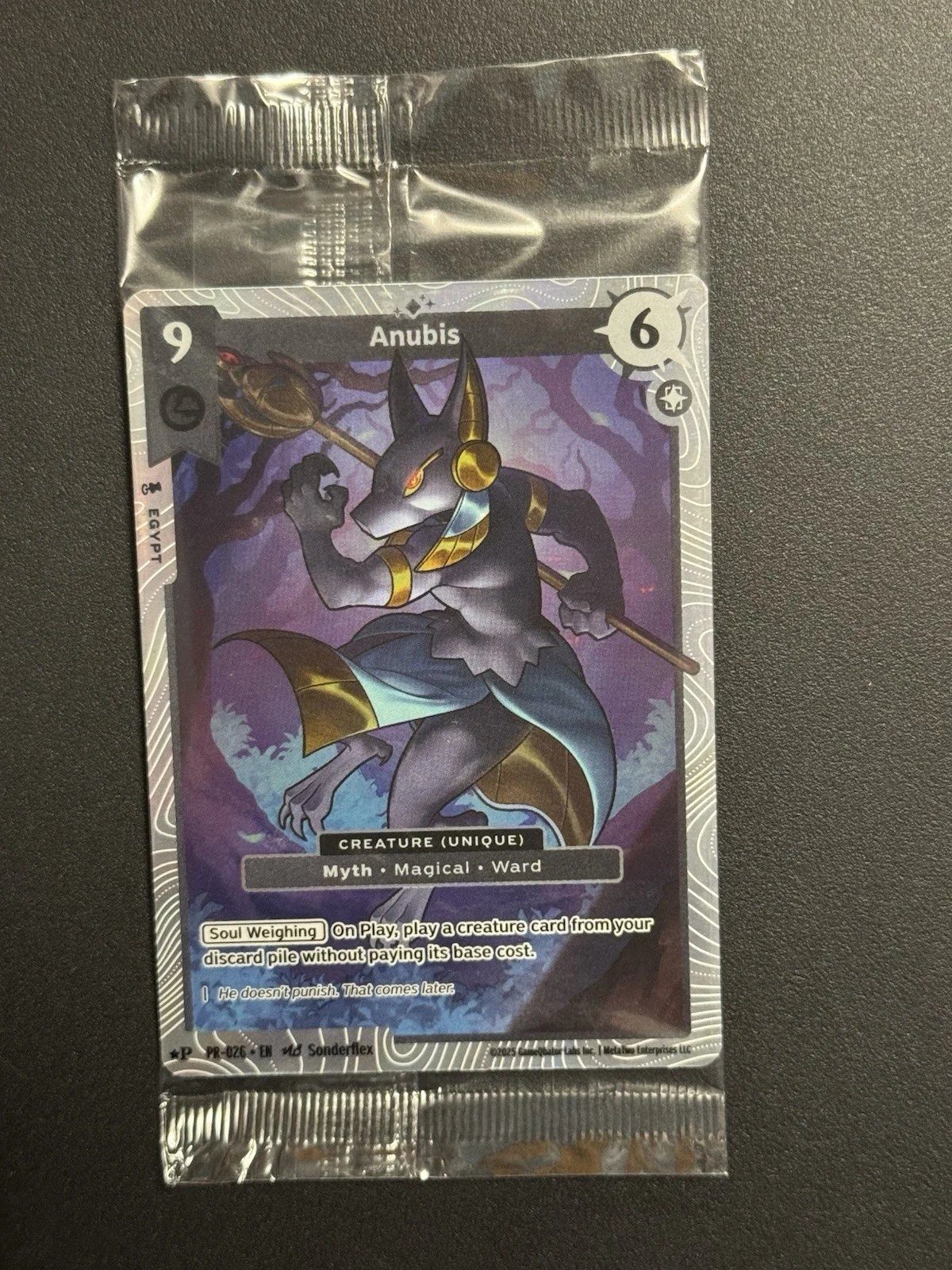 Anubis (PR-026) promo card
