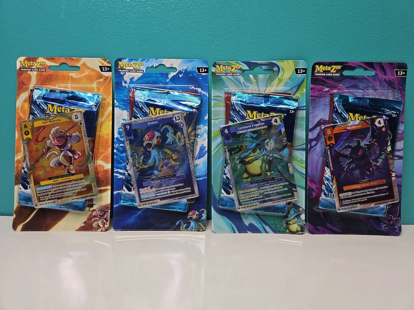 All four Walmart 2-pack blister variants