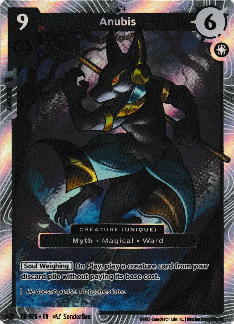 Anubis (PR-026) promo card