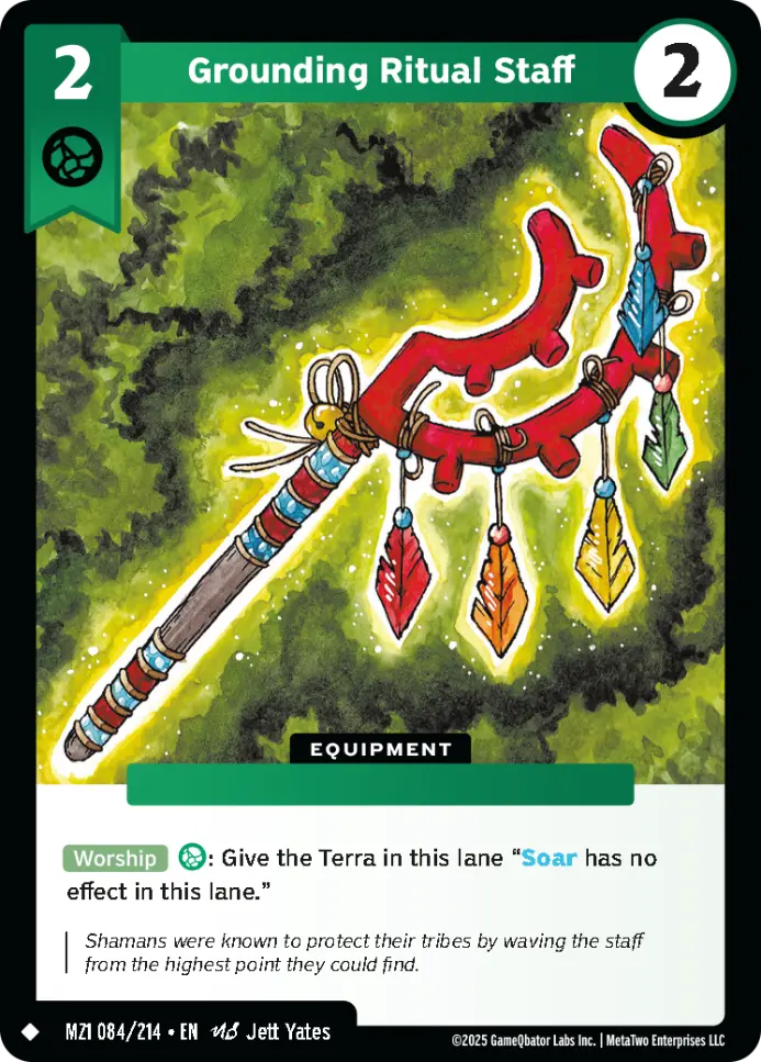 Grounding Ritual Staff