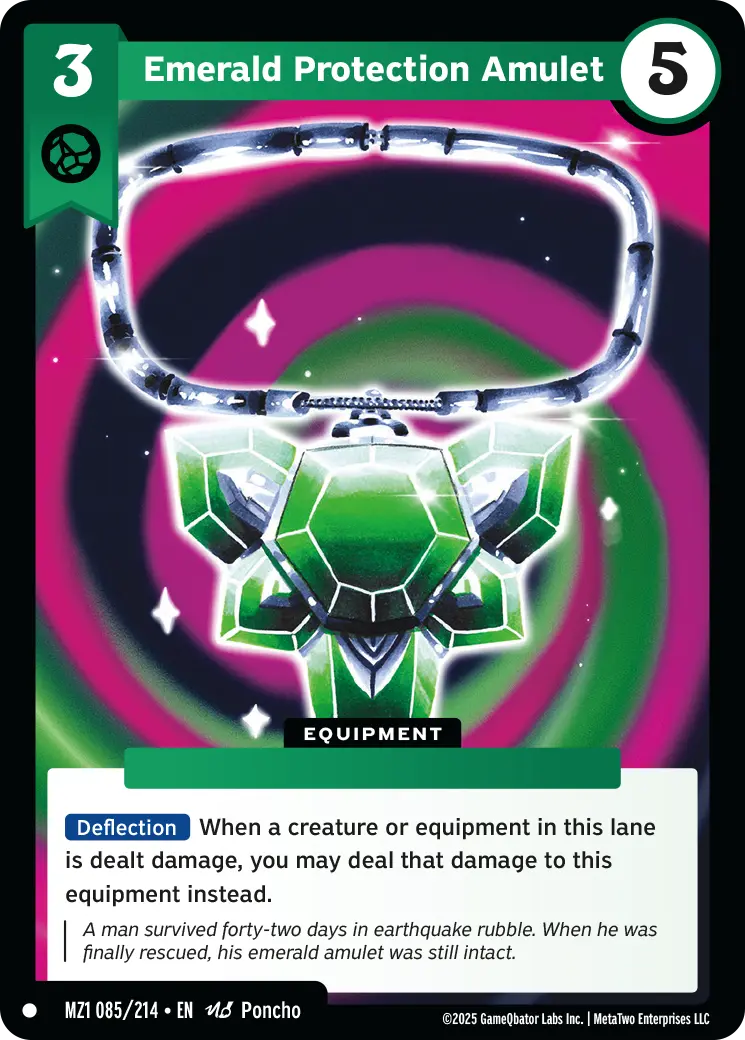 Emerald Protection Amulet