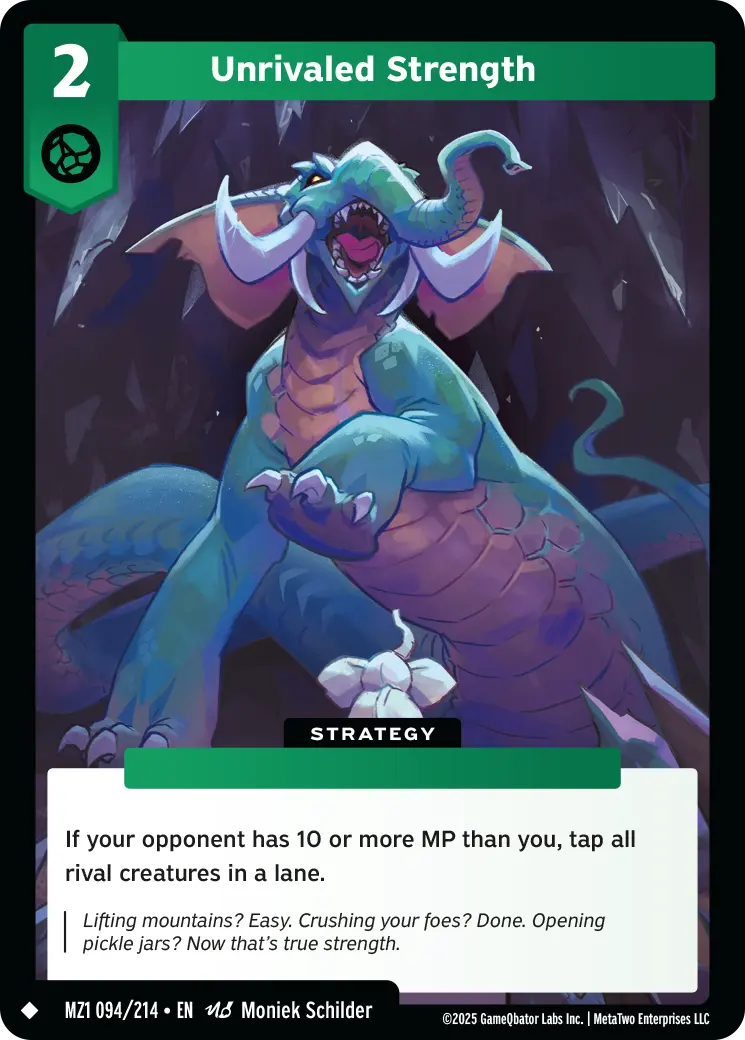 Unrivaled Strength