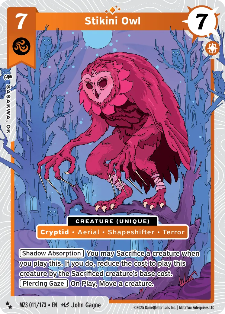 Stikini Owl
